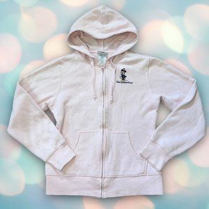Authentic Disney World Minnie Mouse Women’s Zip Sweatshirt Hoodie Size M